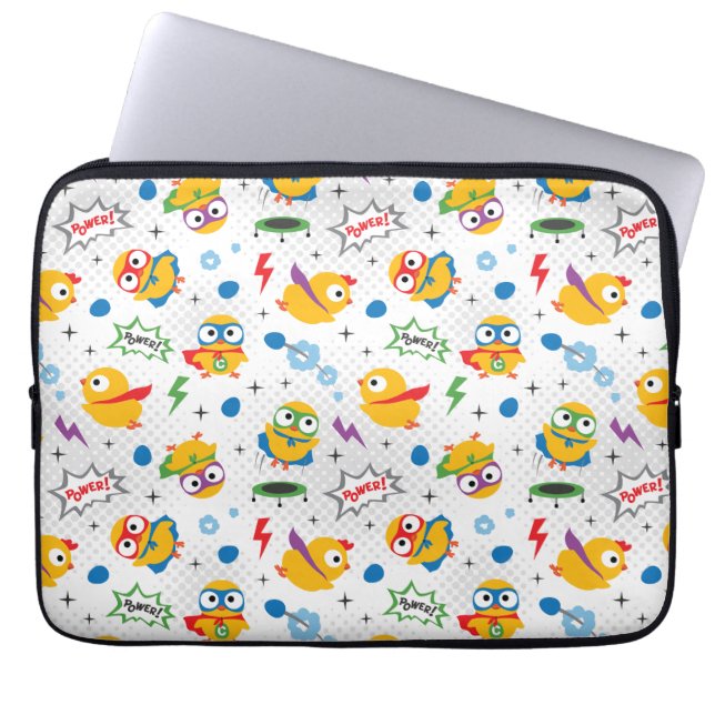 Capa Para Notebook Galinha Super Herói (Frente)