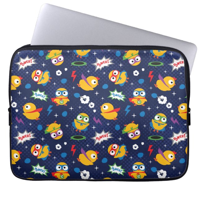 Capa Para Notebook Galinha Super Herói (Frente)