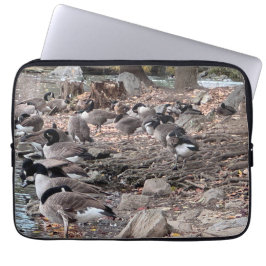 Capa Para Notebook Gansos no Parque