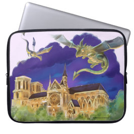 Capa Para Notebook Gargula da Notre Dame - Paris Protetor de Laptop