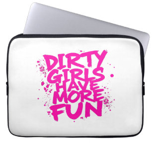 Capa Para Notebook Garotas Sujas se Divertem Mais Mudder Mudando Garo
