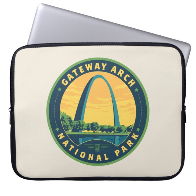 Capa Para Notebook Gateway Arch National Park (Frente)