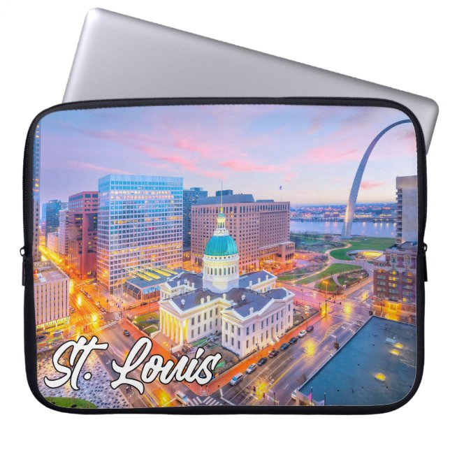 Capa Para Notebook Gateway Arch, Rua Louis, Missouri, EUA (Frente)