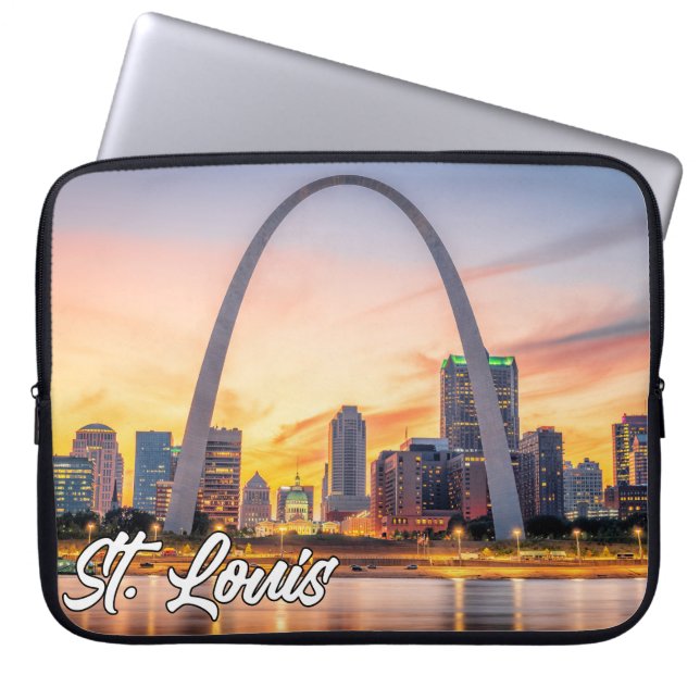 Capa Para Notebook Gateway Arch, Rua Louis, Missouri, EUA (Frente)