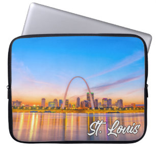 Capa Para Notebook Gateway Arch, Rua Louis, Missouri, EUA