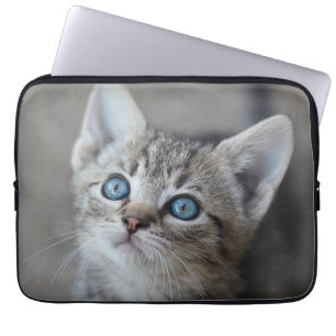 Capa Para Notebook Gatinho bonito no jardim