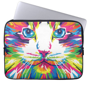 Capa Para Notebook Gatinho Cara De Gato Design- 21908