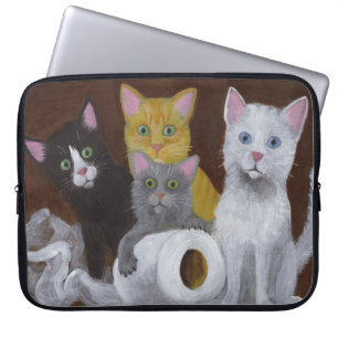 Capa Para Notebook Gatinhos Reproduzíveis