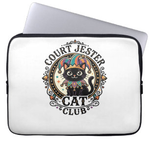 Capa Para Notebook Gato Bobo da Corte Design de Amante de Gato Engraç