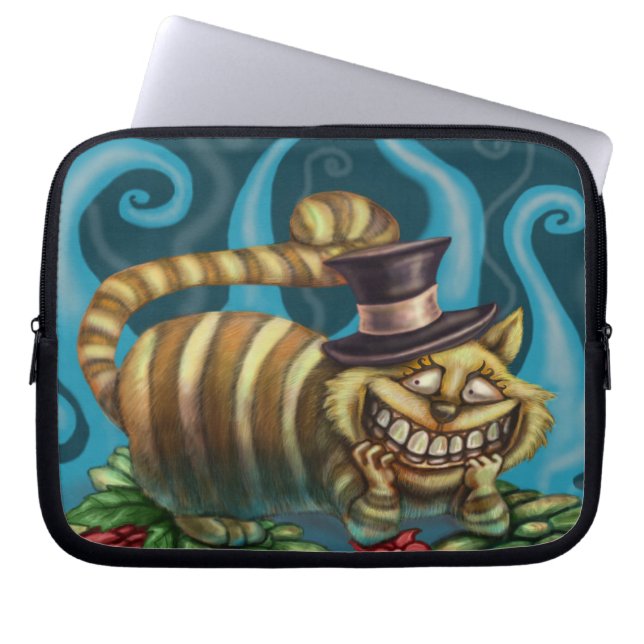 Capa Para Notebook Gato de Cheshire (Frente)