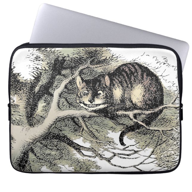 Capa Para Notebook Gato de Cheshire Alice no País das Maravilhas Clás (Frente)
