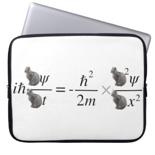 Capa Para Notebook Gato de Schrodinger