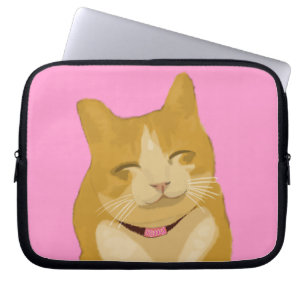 Capa Para Notebook Gato de sorriso bonito