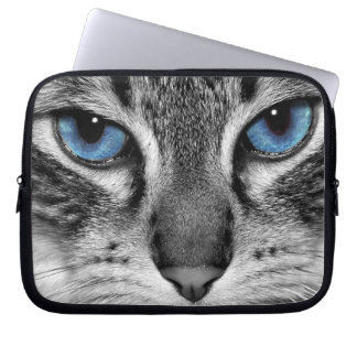 Capa Para Notebook Gato Eyed azul