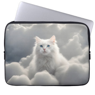 Capa Para Notebook Gato nas nuvens