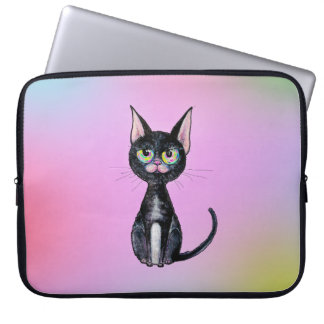 Capa Para Notebook Gato Preto