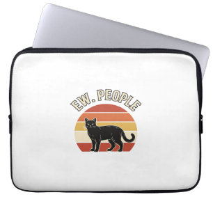 Capa Para Notebook Gato Preto Engraçado Ew Pessoas Design Vintage Ret