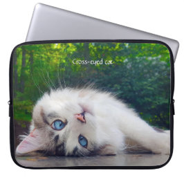 Capa Para Notebook Gato Vesgo