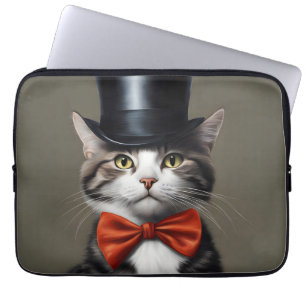 Capa Para Notebook Gato Vitoriano
