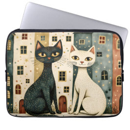 Capa Para Notebook Gatos Artísticos