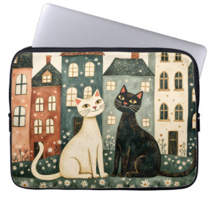 Capa Para Notebook Gatos Caprichosos