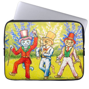 Capa Para Notebook Gatos Dançantes