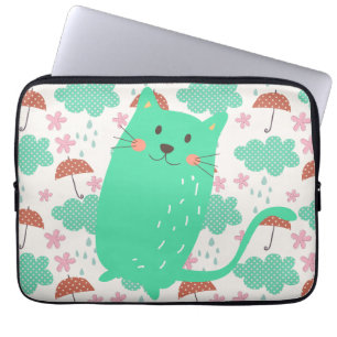 Capa Para Notebook Gatos em Choque