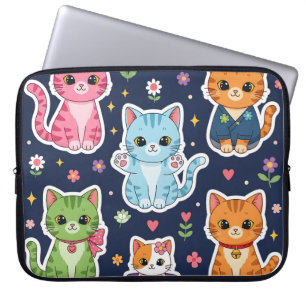 Capa Para Notebook Gatos Kawaii Fofos Presente de Gato Engraçado para