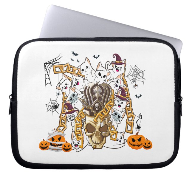 Capa Para Notebook Gatos Mau bonitos e Engraçados (Frente)