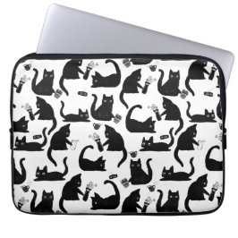 Capa Para Notebook Gatos Ruins A Trancar Coisas