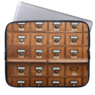 Capa Para Notebook Gaveta de madeira marrom