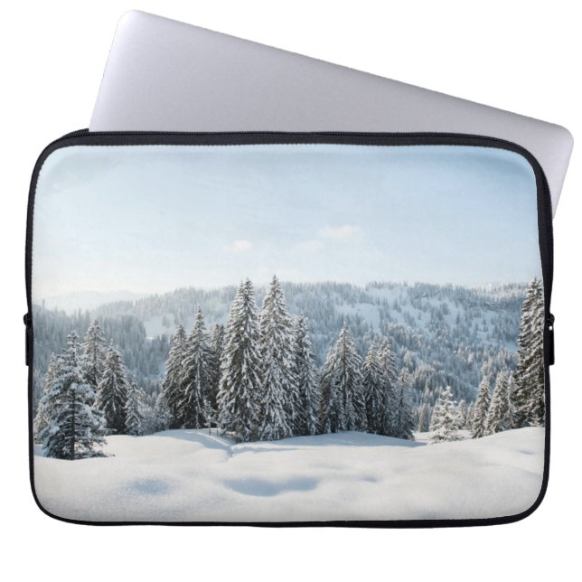 Capa Para Notebook Gelo e neve | Allgäu Bavaria Alemanha (Frente)