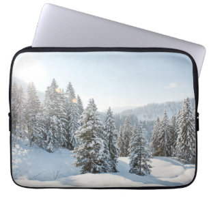 Capa Para Notebook Gelo e neve Allgäu Bavaria Sul da Alemanha