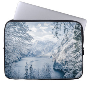 Capa Para Notebook Gelo e neve   Lago Königssee, Alemanha