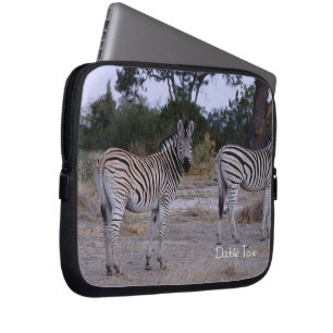 Capa Para Notebook Gêmeas Zebra Dupla Imagem Fotográfica