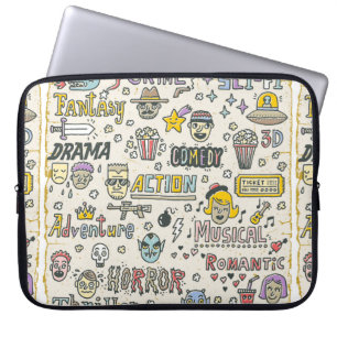 Capa Para Notebook Genres de Filme. Programas de TV, série Engraçado 