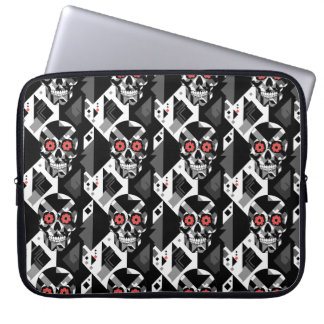 Capa Para Notebook "Geo-Reaper: Chic Encontra Crânio"