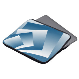 Capa Para Notebook Geometria azul-teal