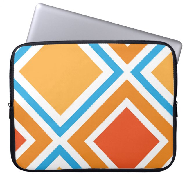 Capa Para Notebook geometria de abstrato diamante (Frente)