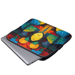 Capa Para Notebook Geometria de Sonhos Vibrantes – Arte Abstrata Mode