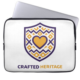 Capa Para Notebook Geometric Heart Cultural Inspired Design