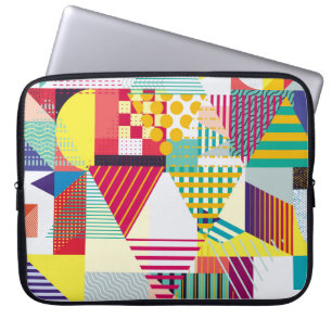 Capa Para Notebook Geométrico decorativo, padrão sem costura abstrato