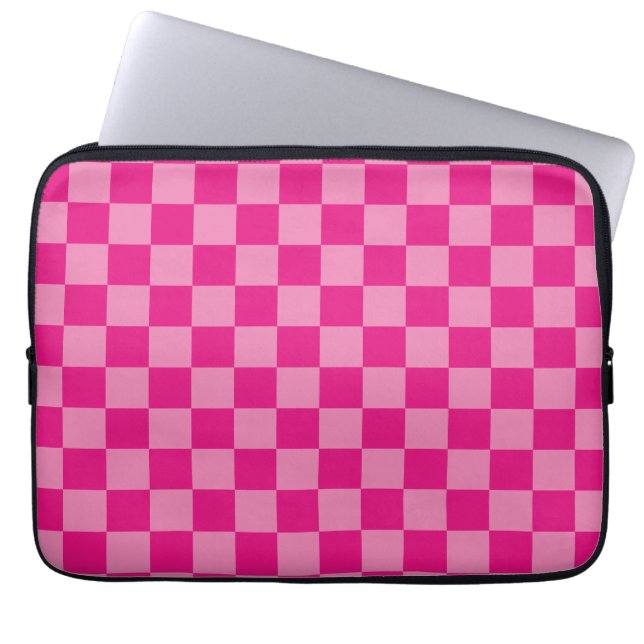 Capa Para Notebook Geométrico em cor rosa (Frente)