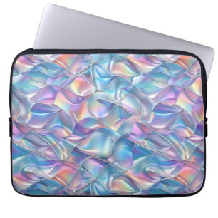 Capa Para Notebook Geométrico Metálico Iridescente 6