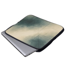 Capa Para Notebook Geometry of Emotion Pt3 Japandi Teal Gray