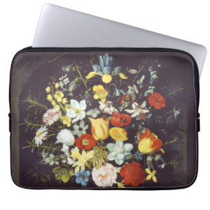 Capa Para Notebook Georg Flegel Grande pedaço de flores (em nicho)