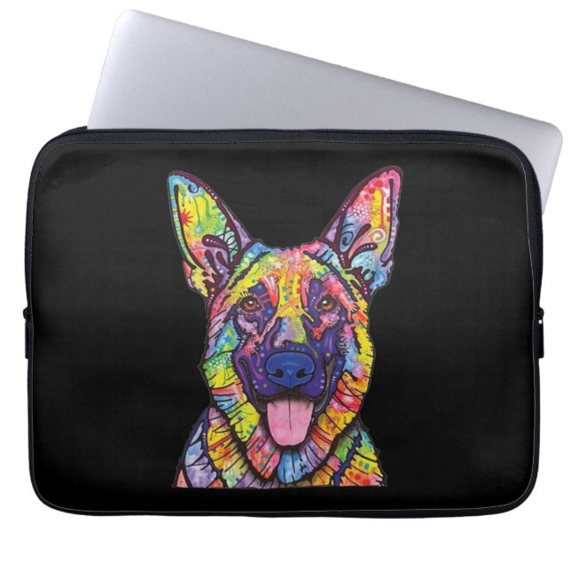 Capa Para Notebook German shepherd (Frente)