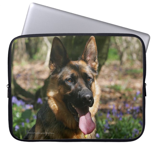 Capa Para Notebook German shepherd (Frente)