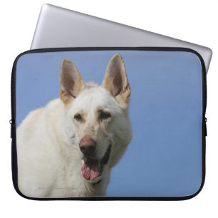 Capa Para Notebook German shepherd branco