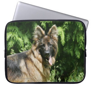 Capa Para Notebook German shepherd de cabelos compridos 1 de Brown